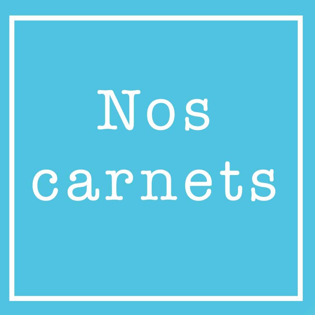 Encart Nos carnets