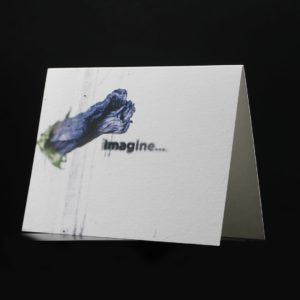 Carte Double - Tréfanées - Imagine. Photographie d'Olivier Botta, design de Solo Sinds 2014