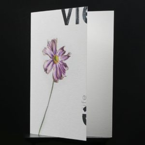 Carte Double - Tréfanées - Vie. Photographie d'Olivier Botta, design de Solo Sinds 2014